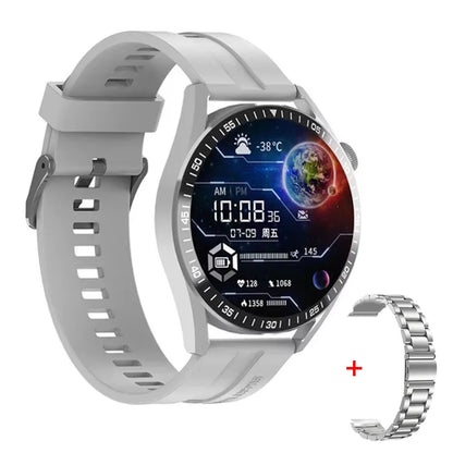 2023 New Smart Watch Men Women AMOLED 420*420 HD Screen Heart Rate Bluetooth Calls Waterproof Smartwatch for Android IOS