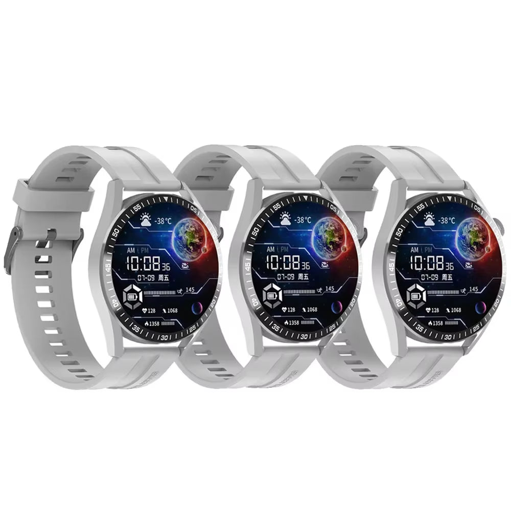 2023 New Smart Watch Men Women AMOLED 420*420 HD Screen Heart Rate Bluetooth Calls Waterproof Smartwatch for Android IOS